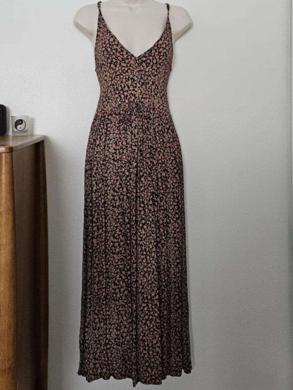 Christy Dawn raisin calico floral lincoln boho hippie cottage indie midi dress - Picture 2 of 7